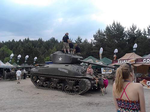 Remembrance-shermantank for Polish liberation replaced at Tielt!