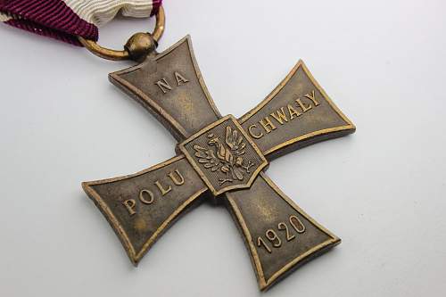 Cross of Valour (Krzyz Walecznych) - Exile Types