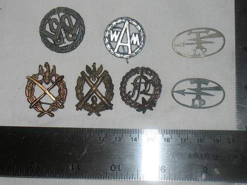 Polish Regimental Badges WW2