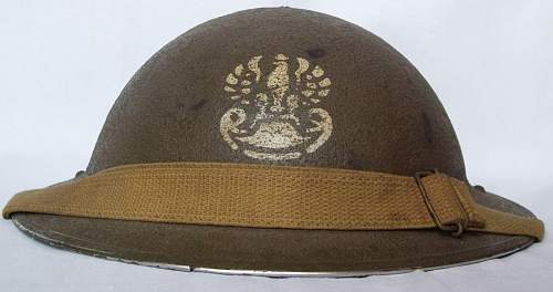 Polish Exile helmet Eagles