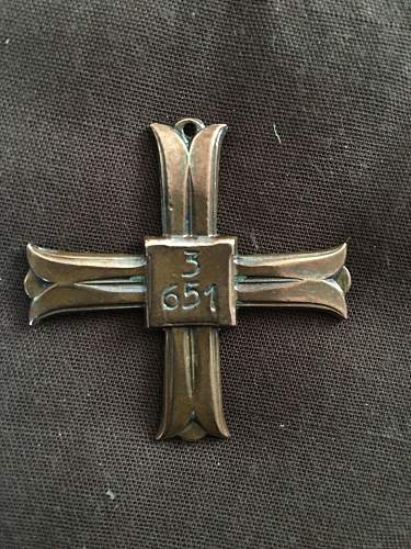 Monte Cassino cross