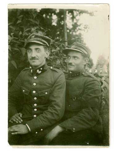 Ppor. Henryk Prejzner and ppor. Michał Bakun from 2nd Polish Corps (Anders Army)