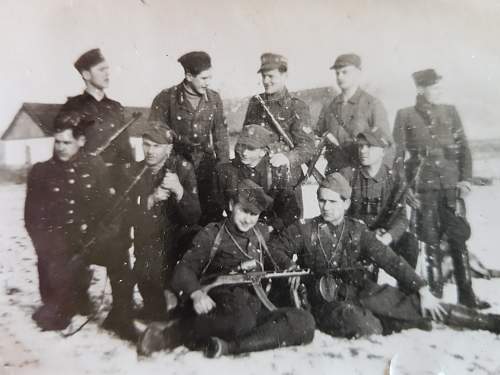 Grandfather's 2 Korpus/Polish Resistance Photos &amp; Insignia