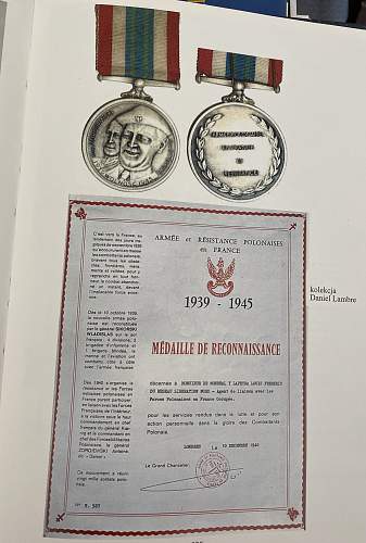 Question in recognize medals