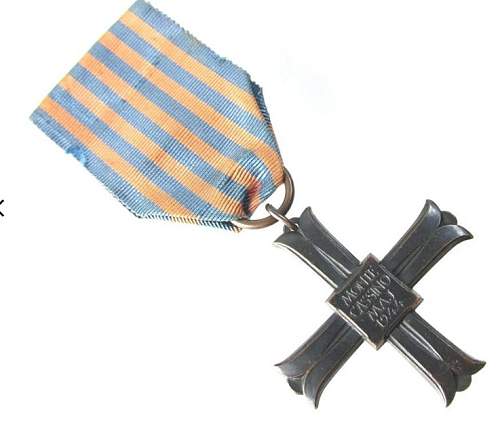 Monte Cassino cross