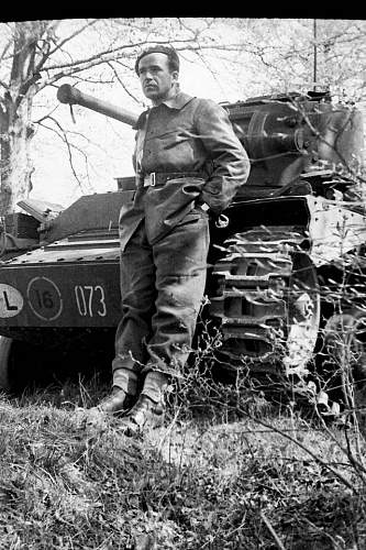 Polish 1st Armored division soldiers with Denim clothing