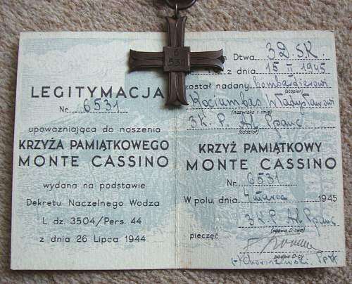 Monte Cassino cross