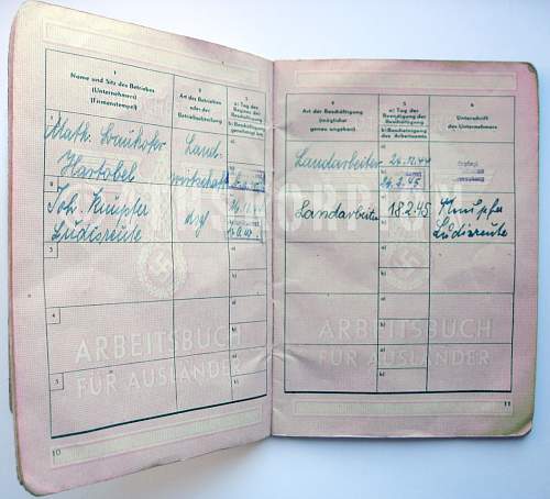 Polish Forced Labour (Zwangsarbeiter/Fremdarbeiter) collection