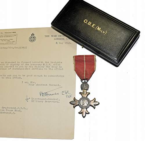 British Awards for Polish Soldiers