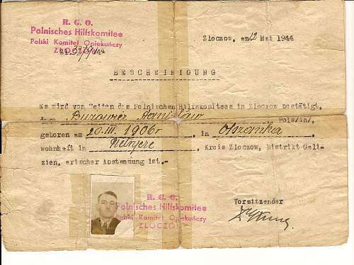 Polish Forced Labour (Zwangsarbeiter/Fremdarbeiter) collection