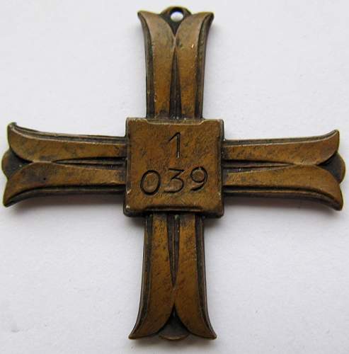 Monte Cassino cross