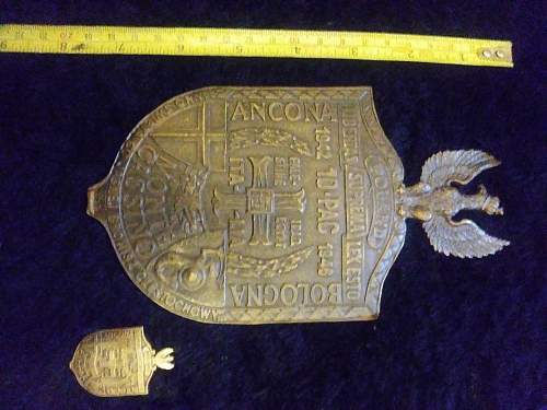 gorget and badge