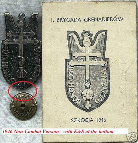 Polish Regimental Badges WW2