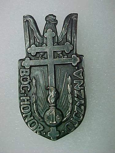 Polish Regimental Badges WW2