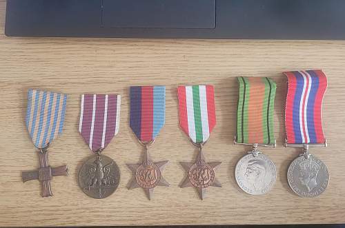 Question on order of medals on uniform/for display