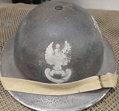 Polish Exile helmet Eagles