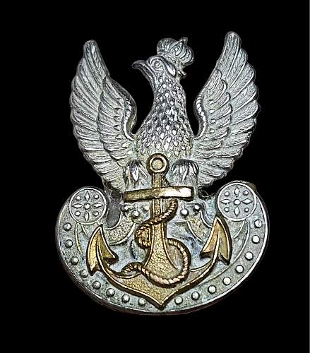 Polish Navy hat eagle