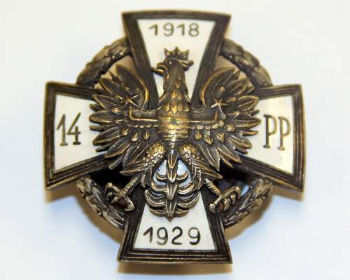 Polish Regimental Badges WW2