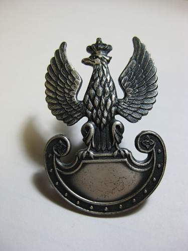 New collectible Polish Army eagle badge in search of opinion as to value