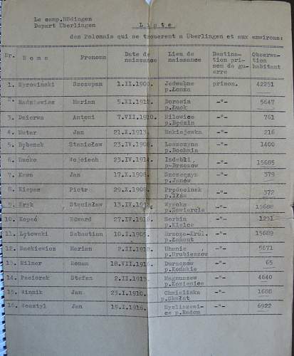 Polish Forced Labour (Zwangsarbeiter/Fremdarbeiter) collection