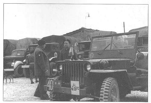 1st Polish Armoured Division Vehicle Flag - ?