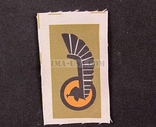 Polish 1st Armoured Division Patch Cotton - Genuine..??