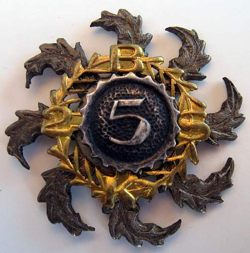 5th Battalion of the 2nd Carpathian Rifles Brigade Beret Badge