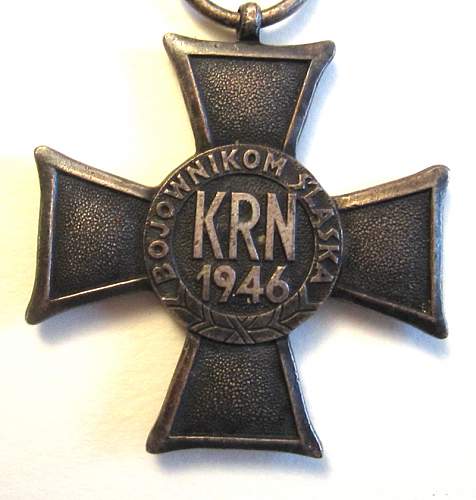 My late father-in-law's Krzy&#380; Walecznych (Cross of Valour)