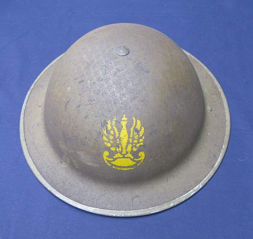 Polish Exile helmet Eagles