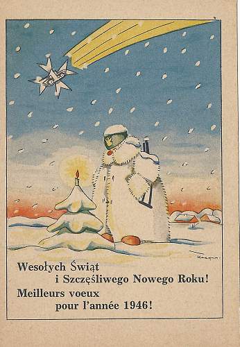 &quot;Merry Christmas&quot; - Polish WW2 memento's