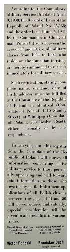 Polish Military Mission in Canada during WW2