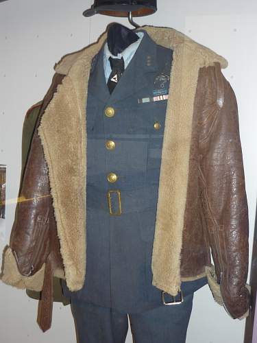 R.A.F. Polish Pilot Service Dress and Irving Jacket, N° 316 &quot; City of Warsaw &quot; Polish Fighter Squadron