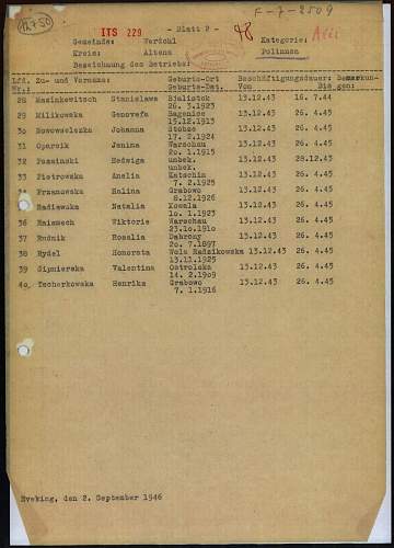 Polish Forced Labour (Zwangsarbeiter/Fremdarbeiter) collection