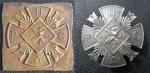 Polish Regimental Badges WW2