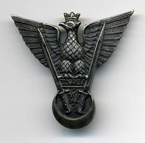 Tobruk badge