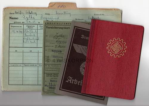 Polish Forced Labour (Zwangsarbeiter/Fremdarbeiter) collection