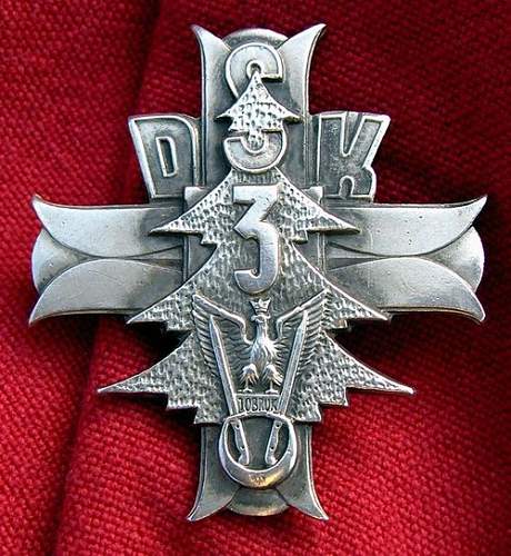 3rd Carpathian breast badge