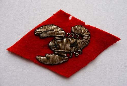 4th Skorpion Beret Badge