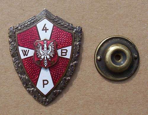 Polish Regimental Badges WW2