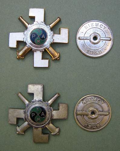 Polish Regimental Badges WW2