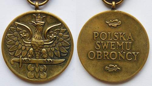 Poland Army Medal for War 1939-1945