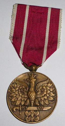 Poland Army Medal for War 1939-1945