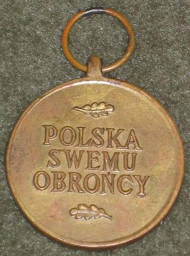 Poland Army Medal for War 1939-1945