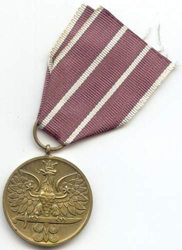 Poland Army Medal for War 1939-1945