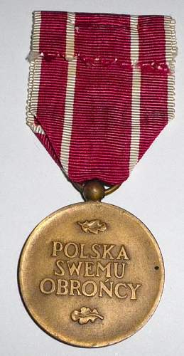 Poland Army Medal for War 1939-1945