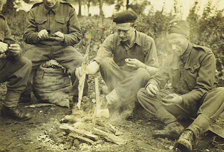 Photo of a group of Polish soldiers