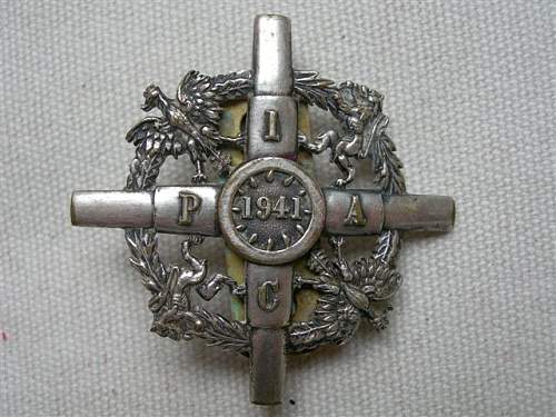 Polish Regimental Badges WW2