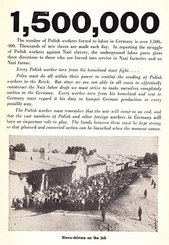 Polish Forced Labour (Zwangsarbeiter/Fremdarbeiter) collection