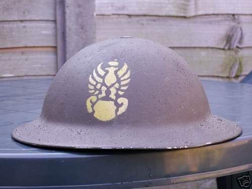 Polish Exile helmet Eagles