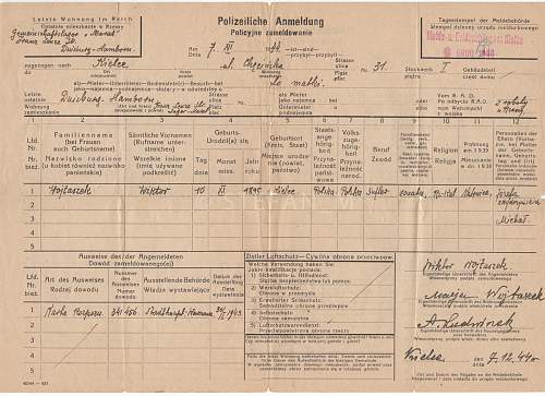 Polish Forced Labour (Zwangsarbeiter/Fremdarbeiter) collection